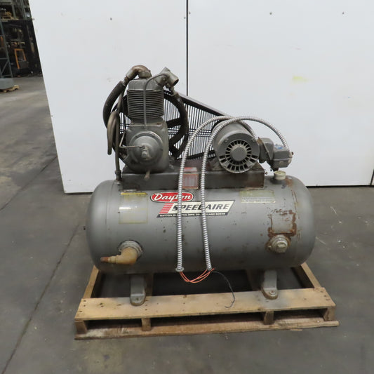 Dayton Speedaire 3Z180 2 Stage 60 GAL 5HP Air Compressor 3PH 230/460V 175PSI
