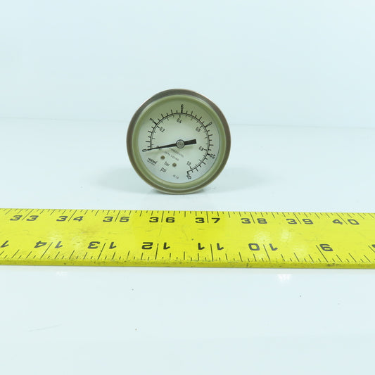 Haenni 0 To 15 PSI 0 to 1 Bar Stainless Steel Pressure Gauge