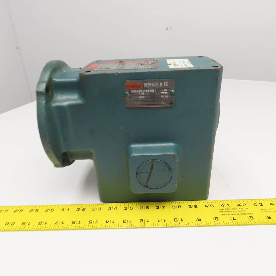 Dodge Q262B015M140K1 15:1 Ratio Right Angle Gear Reducer 116RPM LH Output